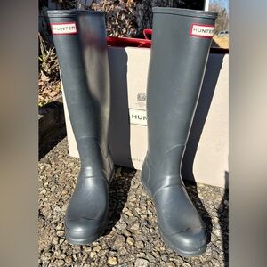 Hunter Dark Slate Women's Tall Boots